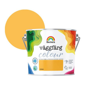 Beckers Matt Latex Paint Vaggfarg Colour 2.5l amber