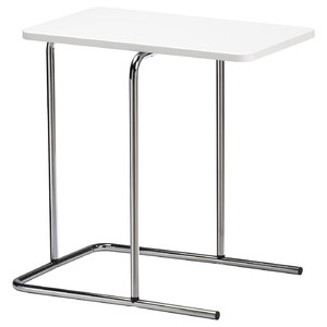 RIAN Side table, white, 50x30 cm
