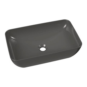 Ravak Bathroom Sink Wash Basin Ceramik Slim R 50 cm, graphite
