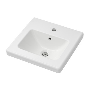 TVÄLLEN Single wash-basin, 44x43x5 cm