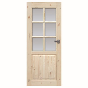 Internal Door Radex Lugano 80, left, solid pine