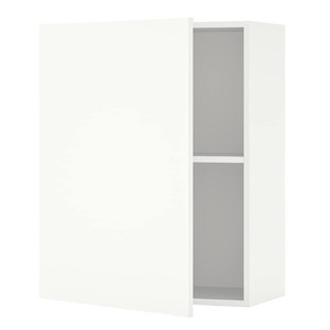 KNOXHULT Wall cabinet with door, white, 60x75 cm