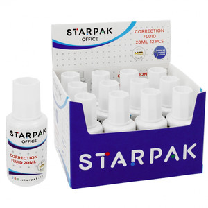 Starpak Correction Fluid 20ml 12pcs