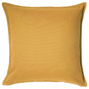 GURLI Cushion cover, golden-yellow, 50x50 cm