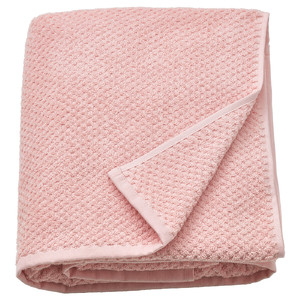 GULVIAL Bath sheet, pale pink, 100x150 cm