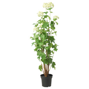 FEJKA Artificial potted plant, in/outdoor snowball, 15 cm