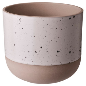 BUSKKAPRIFOL Plant pot, in/outdoor/beige, 12 cm