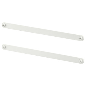 HJÄLPA Suspension rail, white, 40 cm, 2 pack