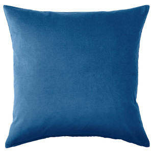 SANELA Cushion cover, blue, 50x50 cm