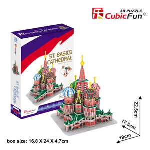 Cubic Fun 3D Puzzle St. Basil's Cathedral 92pcs 3+