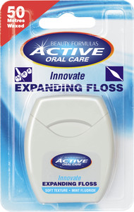Beauty Formulas Active Oral Care Mint Dental Floss with Fluoride