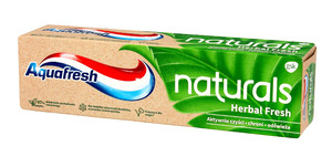 Aquafresh Naturals Toothpaste Herbal Fresh 97% Natural Vegan 75ml