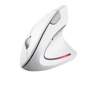 Trust Optical Wireless Mouse Verto Ergo, white