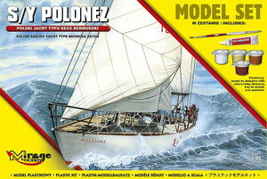 Mirage Plastic Model Kit Yacht S/Y Polonez 14+