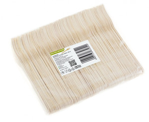 Set of Wooden Forks Eco 100-pack