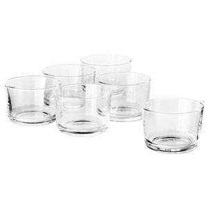 IKEA 365+ Glass, clear glass, 18 cl, 6 pack