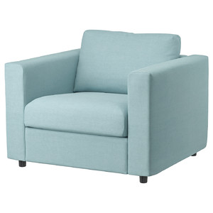 VIMLE Armchair, Saxemara light blue