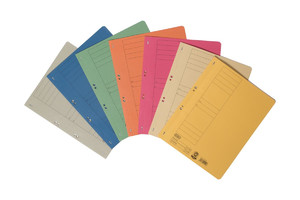 Plastic Report File A4 Standard 25-pack, dark blue