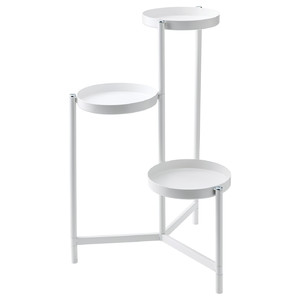 OLIVBLAD Plant stand, in/outdoor white, 58 cm