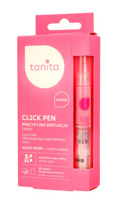 Tanita Click Pen Face Precision Wax Hair Removal Face Cherry Blossom 3.6ml