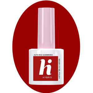 Hi Hybrid Hybrid UV Gel Polish Fiesta #275 Red Sombrero 5ml