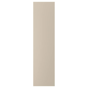 FORSAND Door with hinges, beige, 50x195 cm