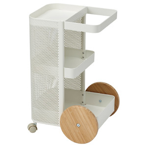 DAJLIEN Trolley, white, 42x39x65 cm