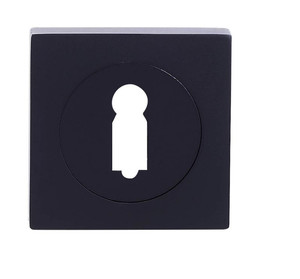 Door Escutcheon Quadro-QR, square, black