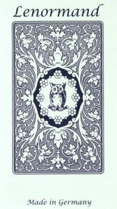 Cartamundi Tarot Mlle Lenormand Blue Owl Cards 18+
