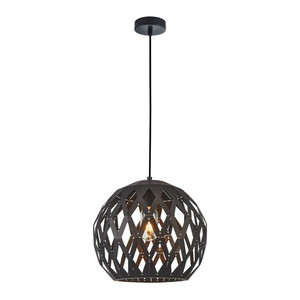 Italux Pendant Lamp Hilo 1x E27, matt black