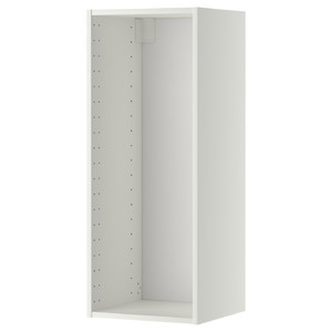 METOD Wall cabinet frame, white, 40x37x100 cm