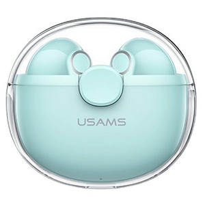 USAMS Bluetooth Headphones Earphones 5.1 TWS BU Series, blue