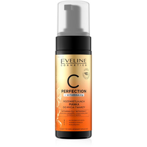 Eveline C Perfection Illuminating Face Wash Foam 3in1 98% Natural 150ml