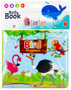 Bam Bam Bath Book Birds 6m+