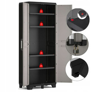 KETER Garage Storage Cabinet High PRO 68x39x173cm