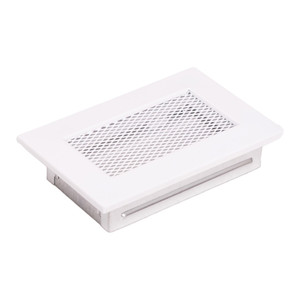 Fireplace Air Vent Grille 11 x 17 cm, white