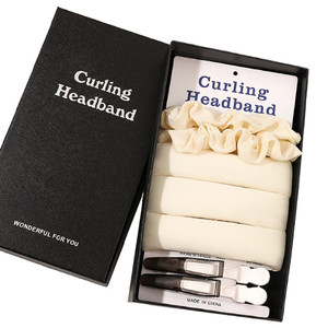 Curling Headband Set, off-white