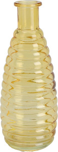 Glass Vase Honey, yellow