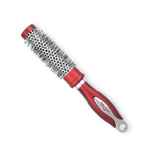 Exclusive Hair Brush S Round Brilliant Silver / Burgundy