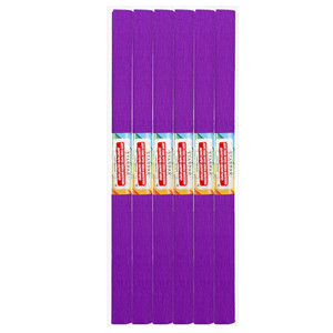 Crepe Paper 50x200cm 10pcs, purple