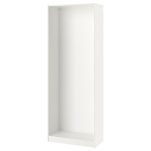 PAX Wardrobe frame, white, 75x35x201 cm
