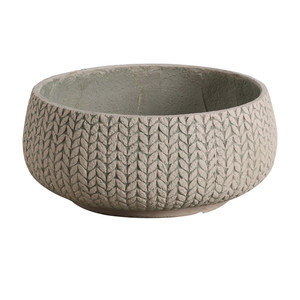 Verve Plant Pot, knitted effect