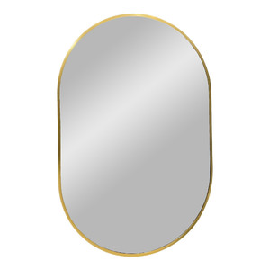 Mirror Madrid 50x80, oval, gold