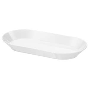 IKEA 365+ Serving plate, white, 31x17 cm