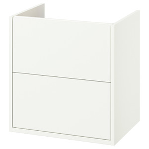 HAVBÄCK Wash-stand with drawers, white, 60x48x63 cm