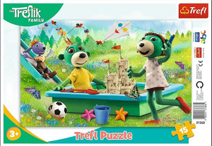 Trefl Children's Puzzle The Treflik Family 15pcs 3+