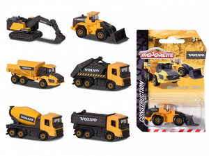 Majorette Volvo Construction Vehicle, 1pc, assorted models, 3+