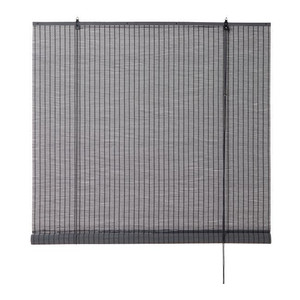 Corded Bamboo Roller Blind Colours Java 120x180cm, grey