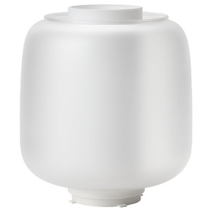 SYMFONISK Shade for speaker lamp base, glass/white