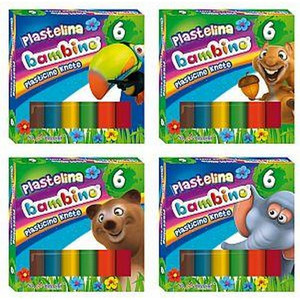 Bambino Plasticine 6 Colours